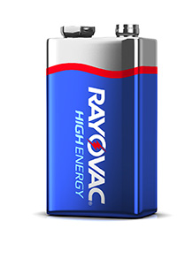 Rayovac High-Energy 9V battery