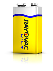 Rayovac Zinc-Carbon 9V battery