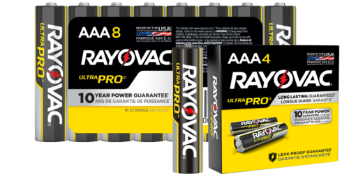 Rayovac Ultra Pro AA battery family