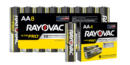 Rayovac Ultra Pro AA battery family