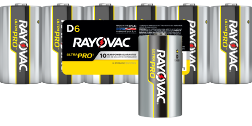 Rayovac Ultra Pro D battery family