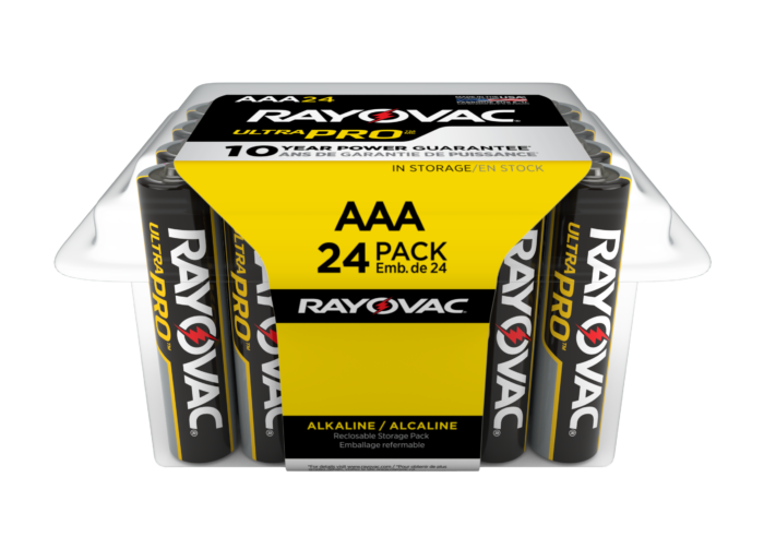 Rayovac Ultra Pro batteries AAA 24 ct contractor pack