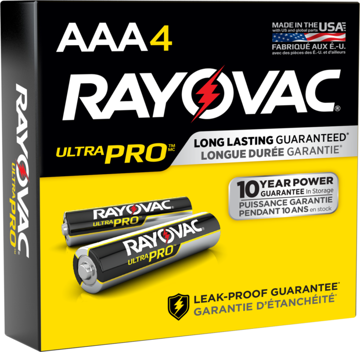 Rayovac Ultra Pro AAA vending pack batteries