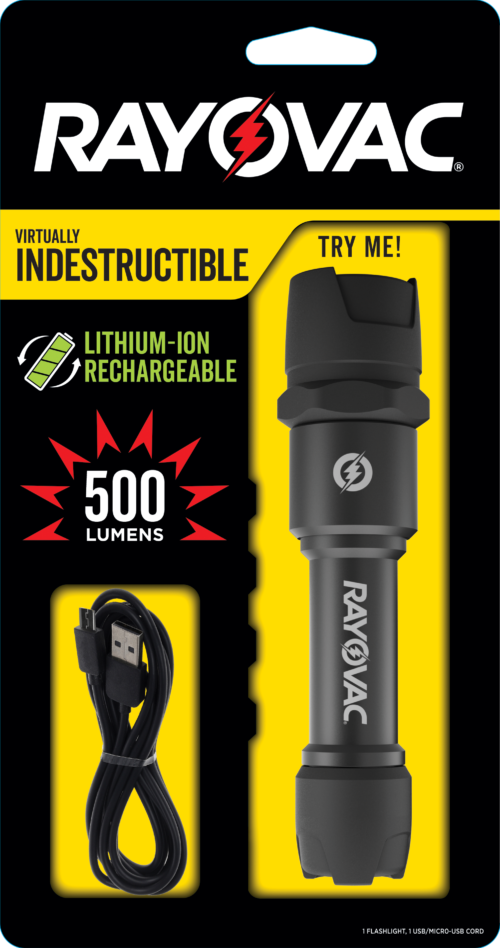 Rayovac Industrial Virtually Indestructible flashlight torch